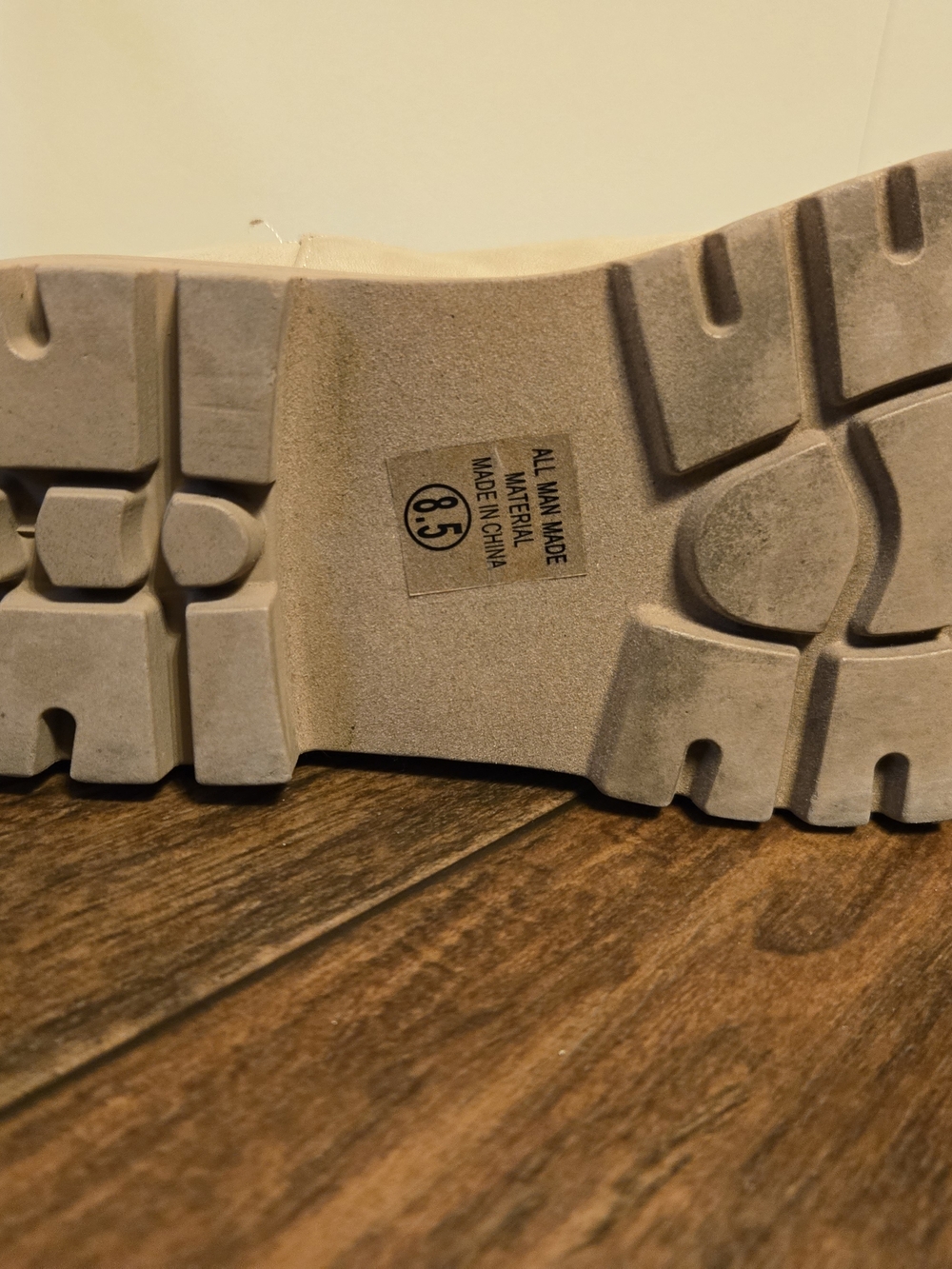 Soda Cream Chelsea Lug Boots - Picture 2 of 3